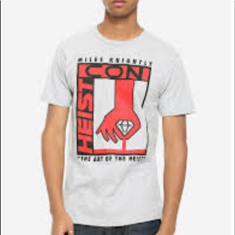 ❤️3X20 Rick And Morty Heist Con T-Shirt | Grey Unisex Graphic Tee | S